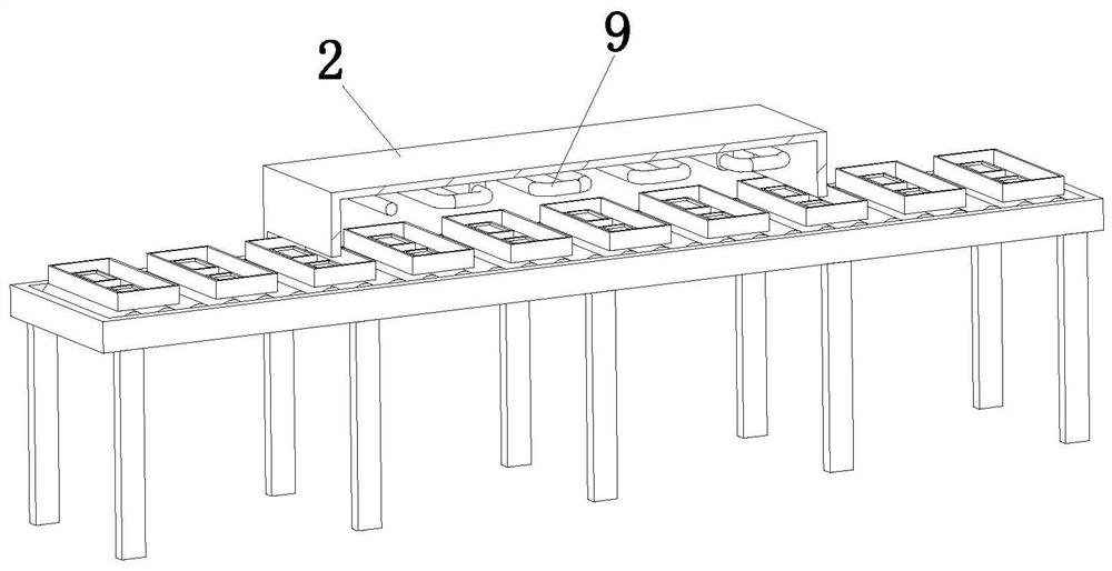 A mobile phone plate steel sheet degumming recycling line