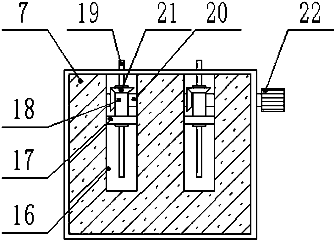 Gear-type driven rotor dust treatment device for feed stirring motor