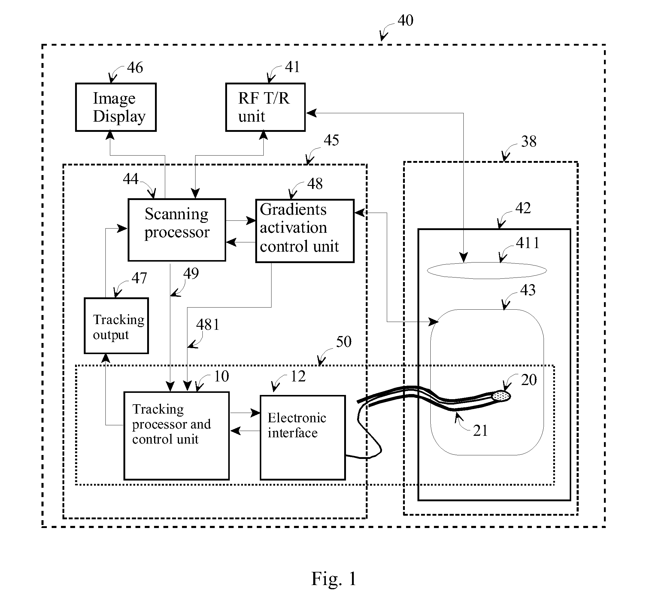 Method and apparatus to estimate location and orientation of objects during magnetic resonance imaging
