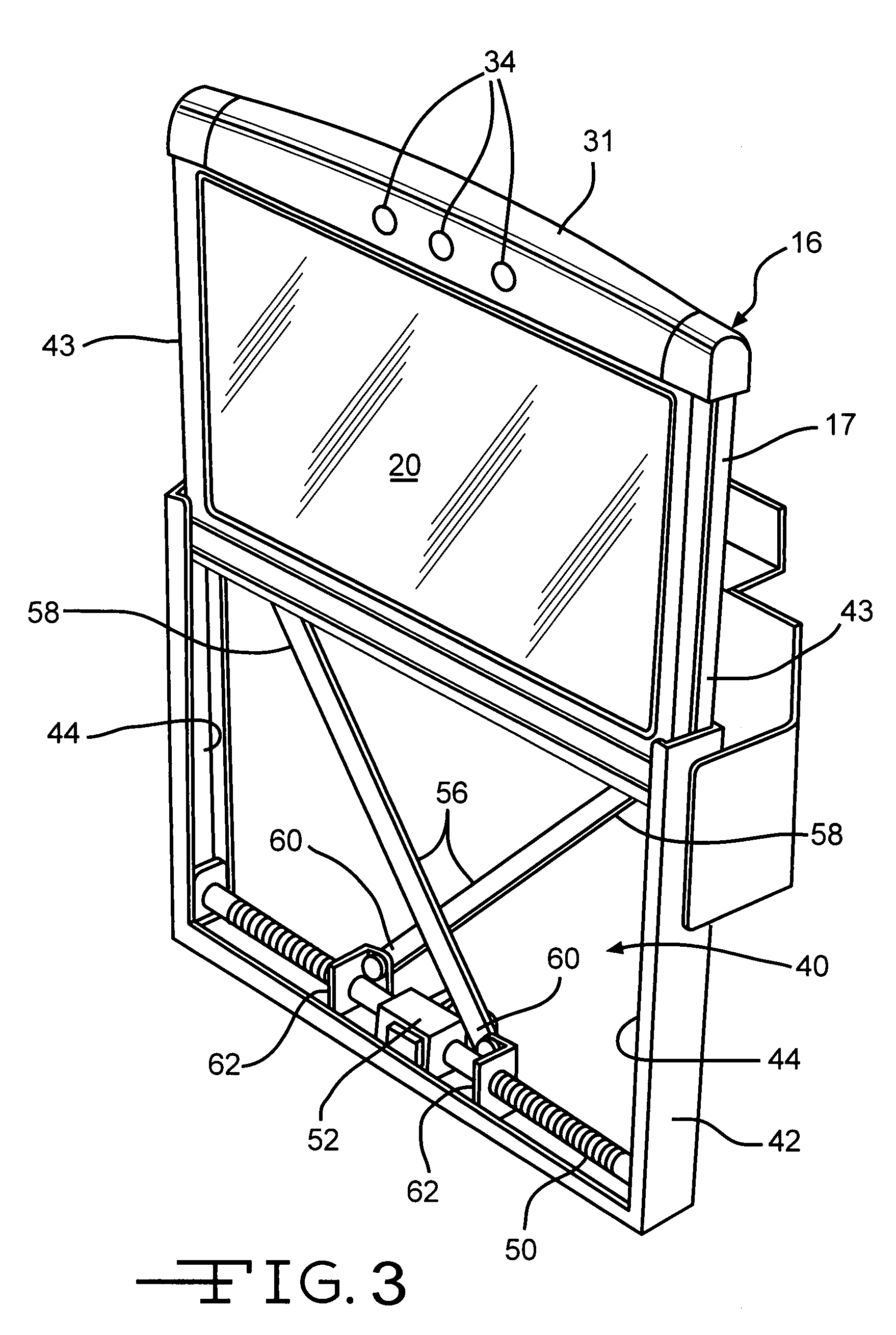 Vehicle seat having an electronic display mounted thereon