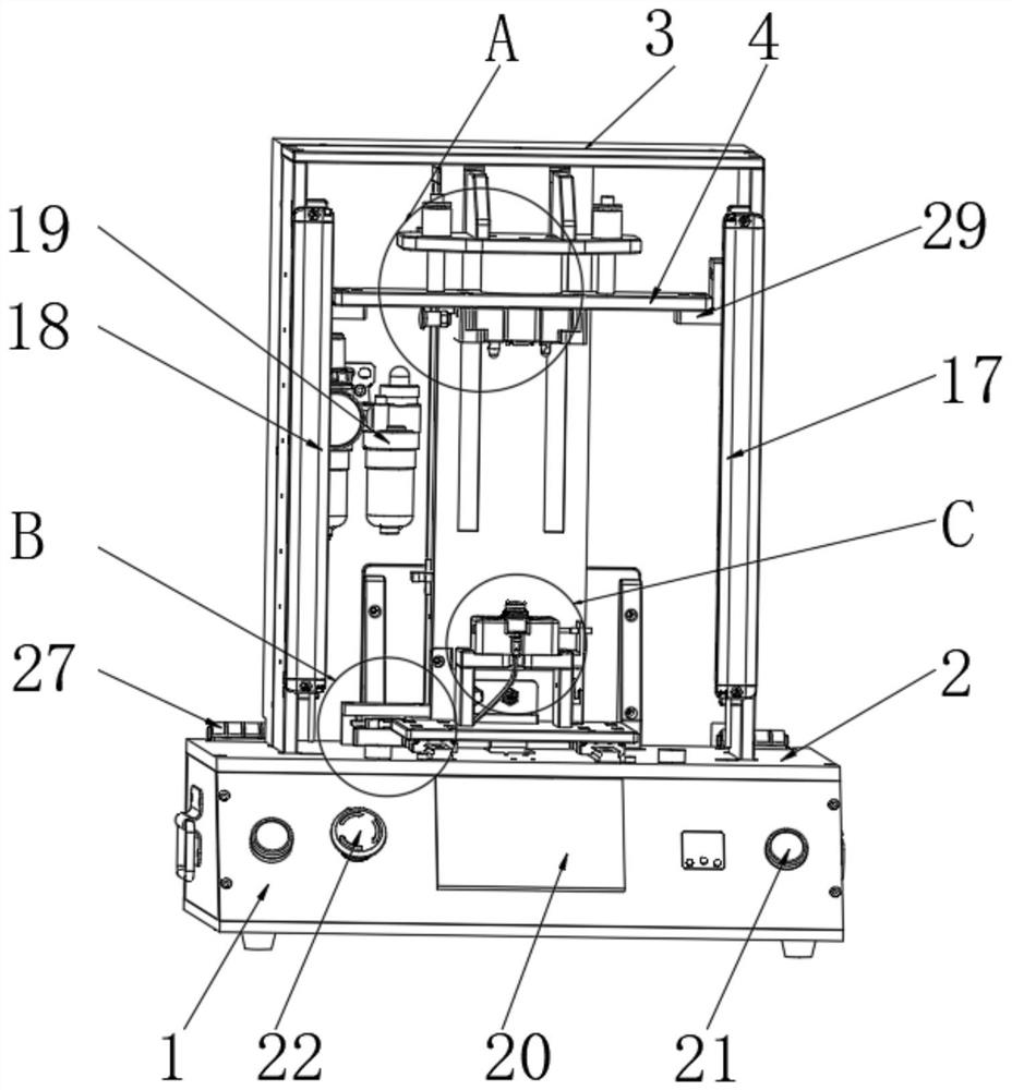 Semi-automatic pressing tool based on automotive electronics industry