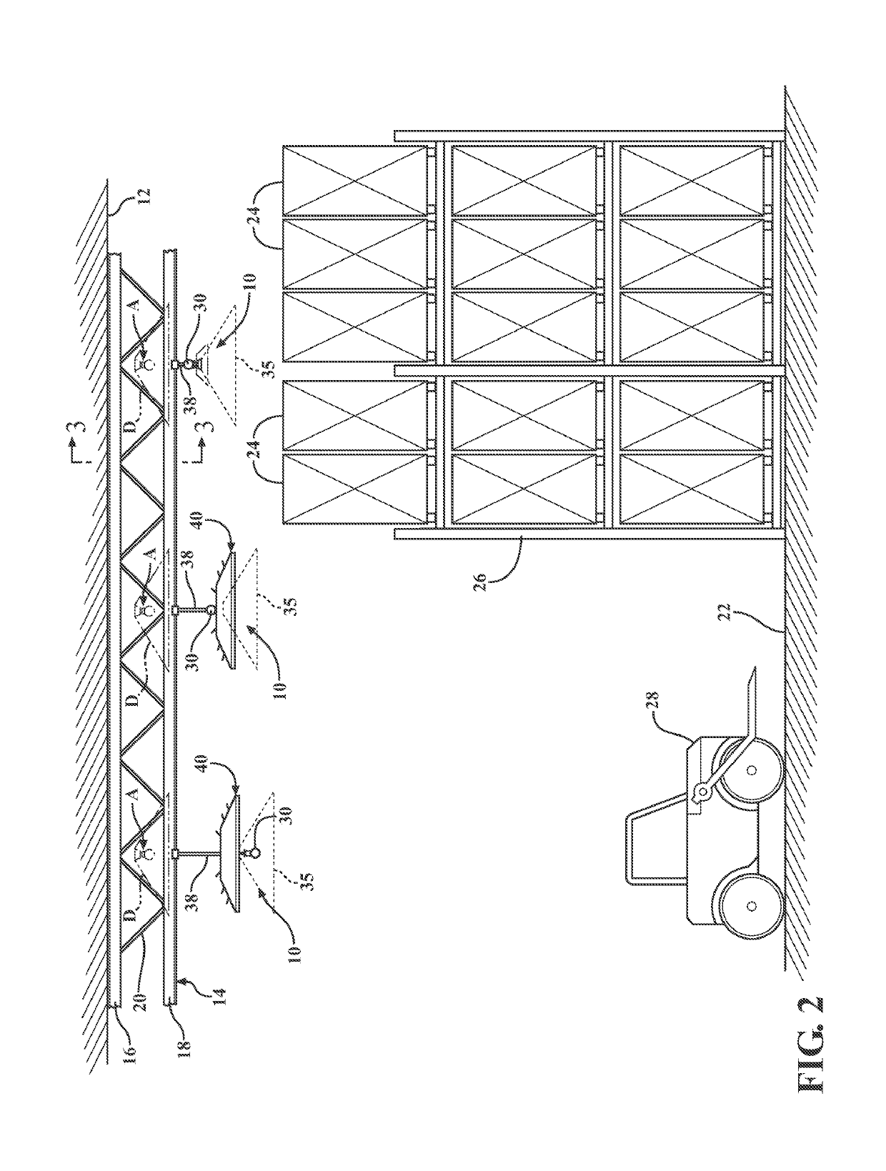 Below structural obstruction fire sprinkler installation method and heat collector system