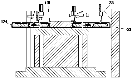 Automobile evaporator steel wire automatic cut-off device