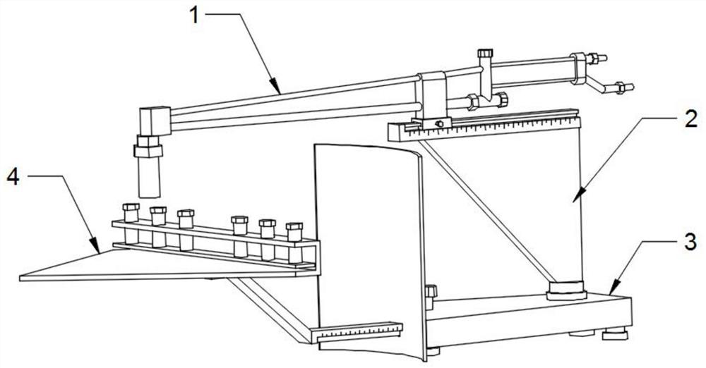 Adjustable arc-shaped cutting device for gas welding