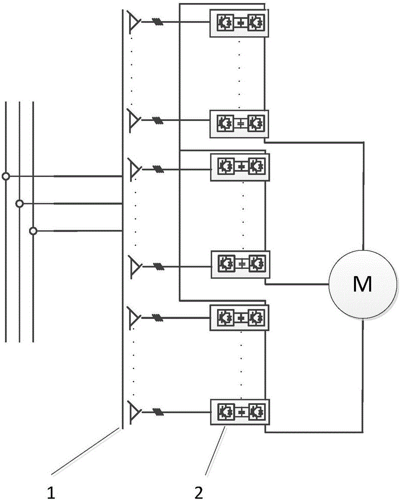 High-reliability high-voltage frequency converter