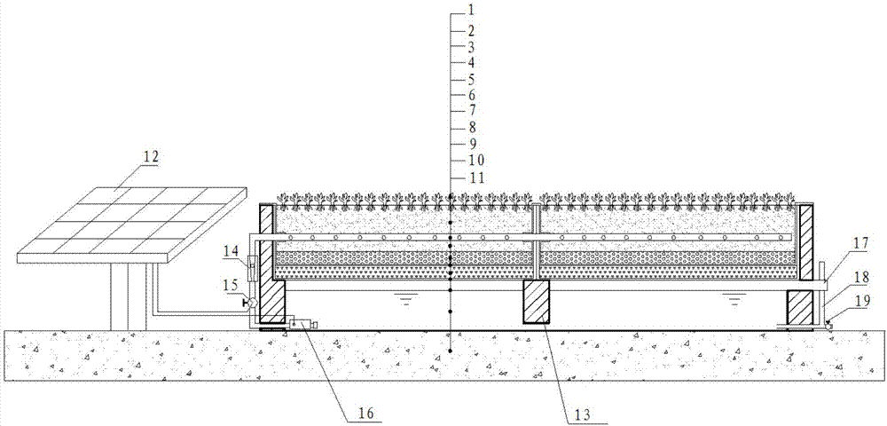 Thermal insulation device for surface of compound impounding planting house