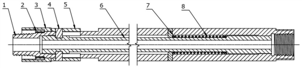 Forward and reverse rotation drill rod