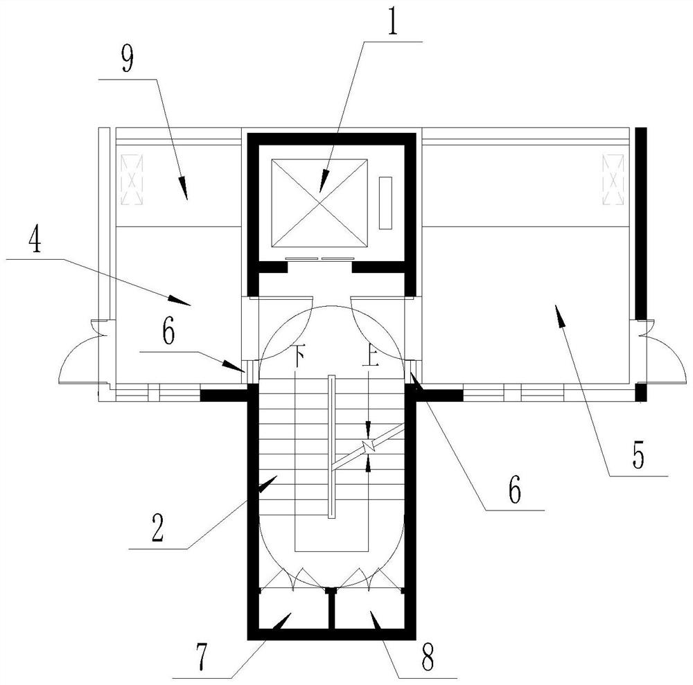 Core tube structure, building structure and building thereof