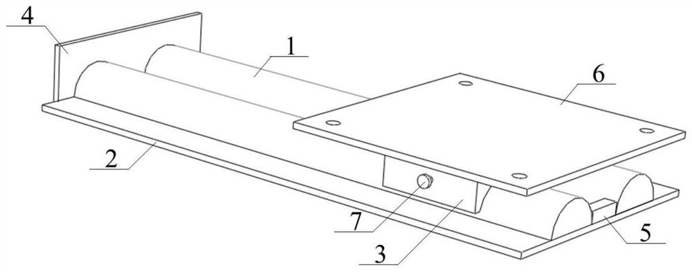 V-H composite bearing capacity model test loading device and method