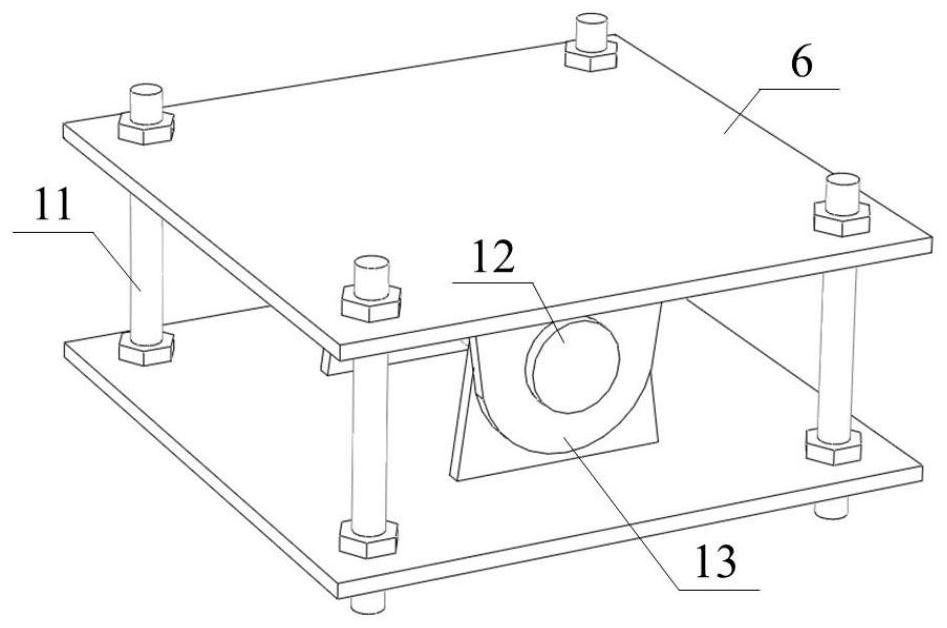 V-H composite bearing capacity model test loading device and method