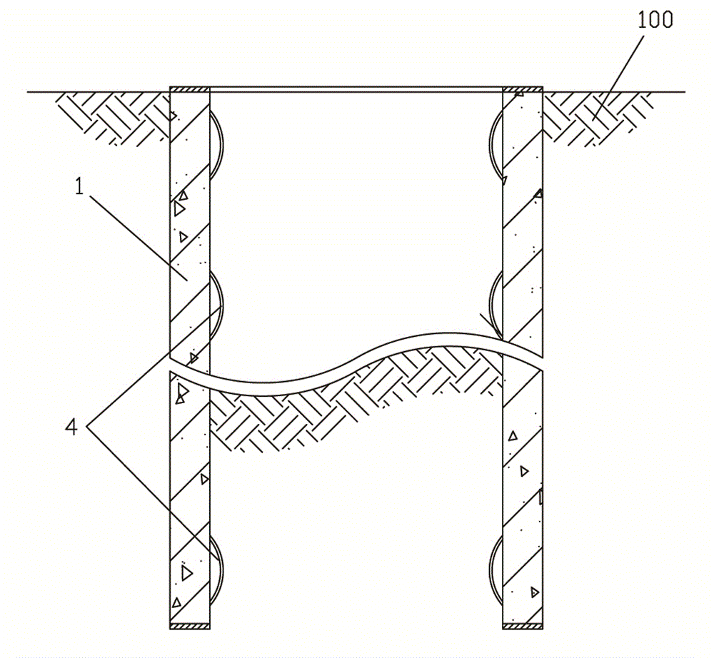 Coaxially-nested multi-section prefabricated tube pile and construction method thereof