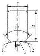 A kind of heat-resistant sliding block of steel rolling heating furnace