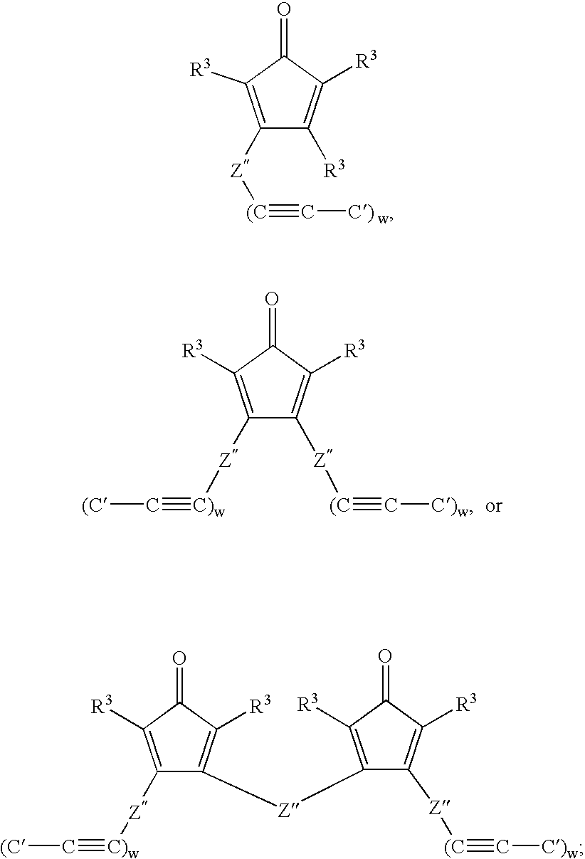 Multifunctional menomers and polyarylene compsotions therefrom