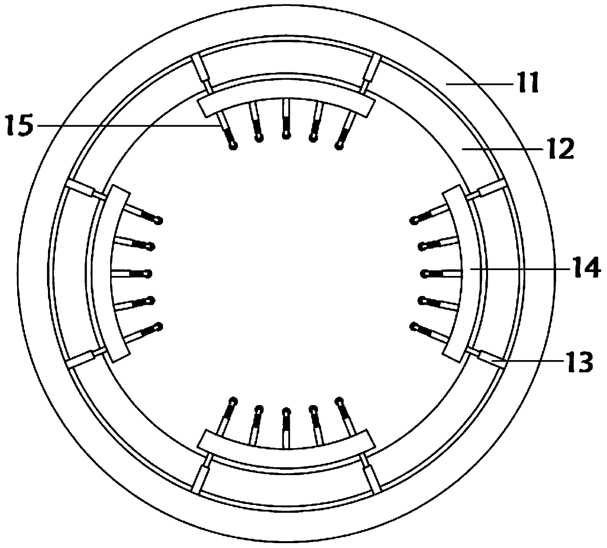 Nursing device for preventing venous thrombosis