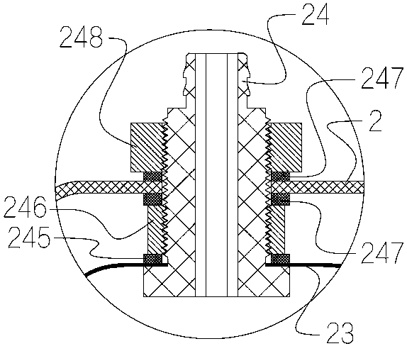 Toy water gun provided with four-opening water storage tank