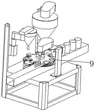 Filling machine and filling process thereof