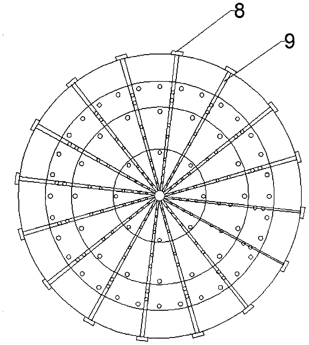 Microcell resistivity measurement device based on pseudo measured value method, and result display method