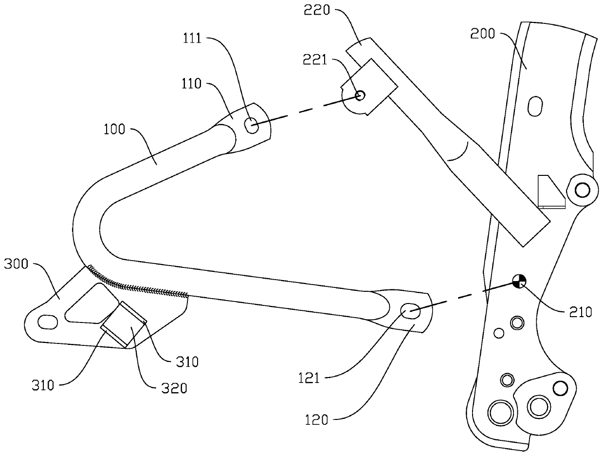 Foot rest structure