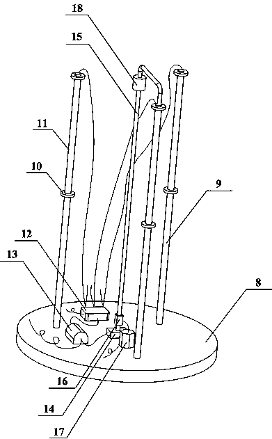 A device and method for dynamically monitoring ocean wave height and synchronously realizing friction power generation