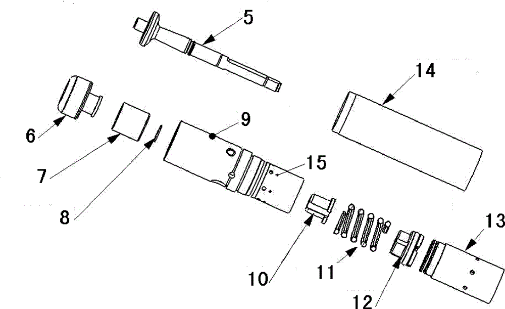 Positive pulse device for slurry under shaft