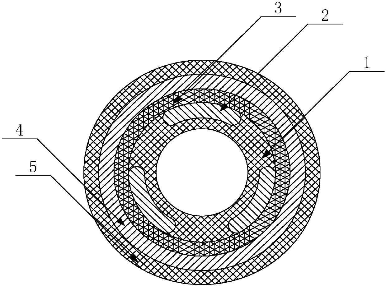 Household pre-embedded wire