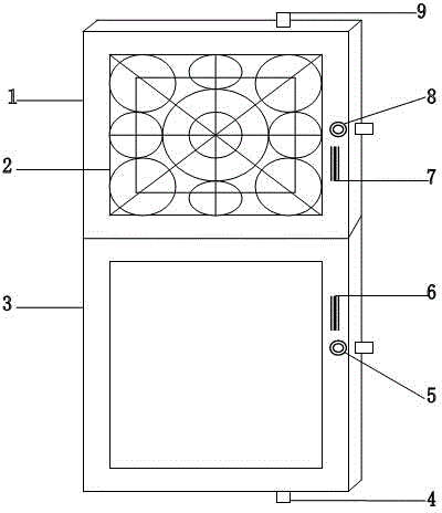 Super-energy back-mounted antitheft door