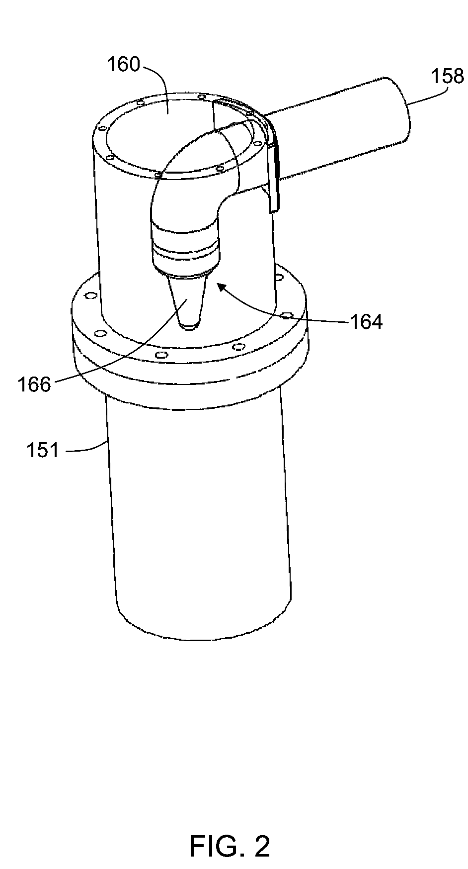 Ultrasonic treatment chamber for increasing the shelf life of formulations