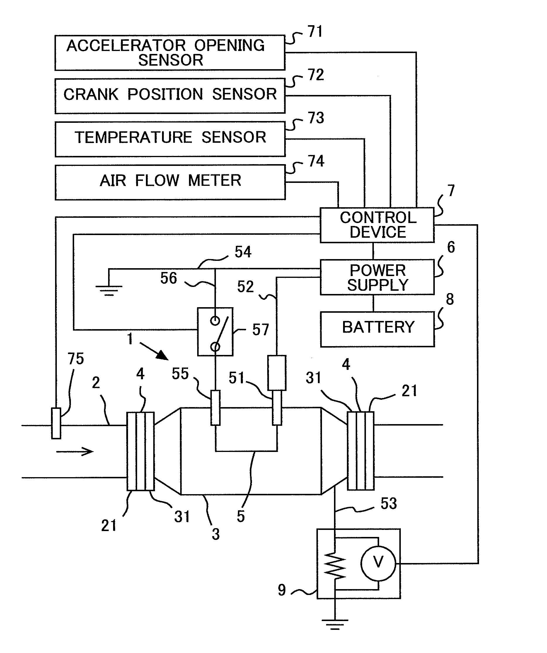 Particulate matter processing apparatus