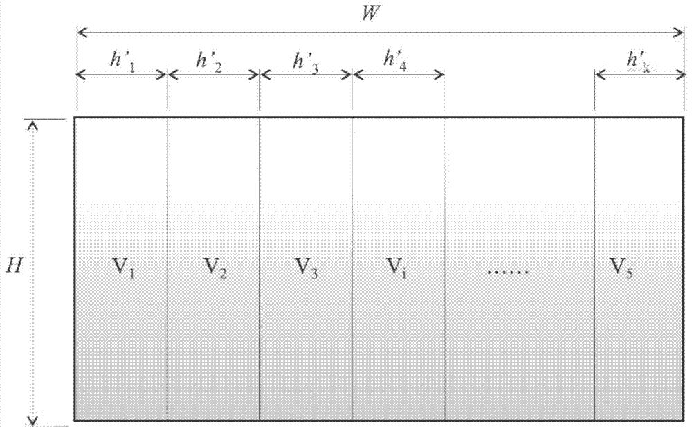 A tiled multi-view image frame packing structure and construction method