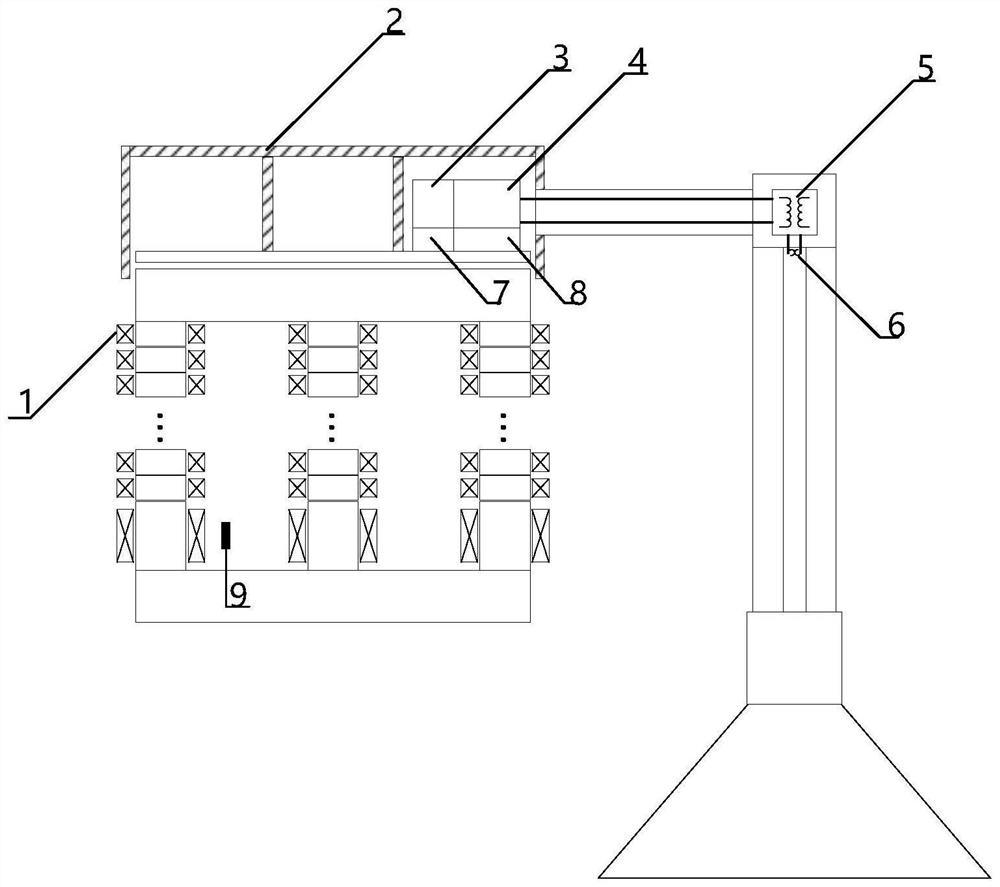 Electron gun filament power supply, electron accelerator and control method thereof