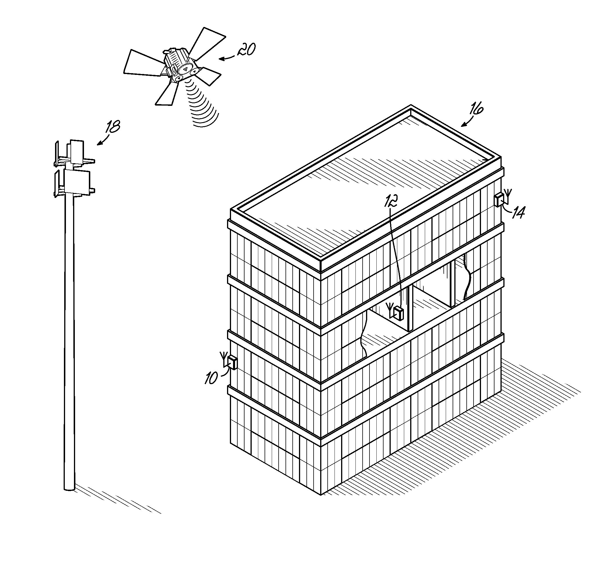 System and method for location of mobile devices in confined environments