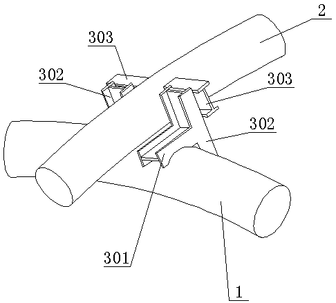 A steel pipe concrete composite support for roadway intersection point