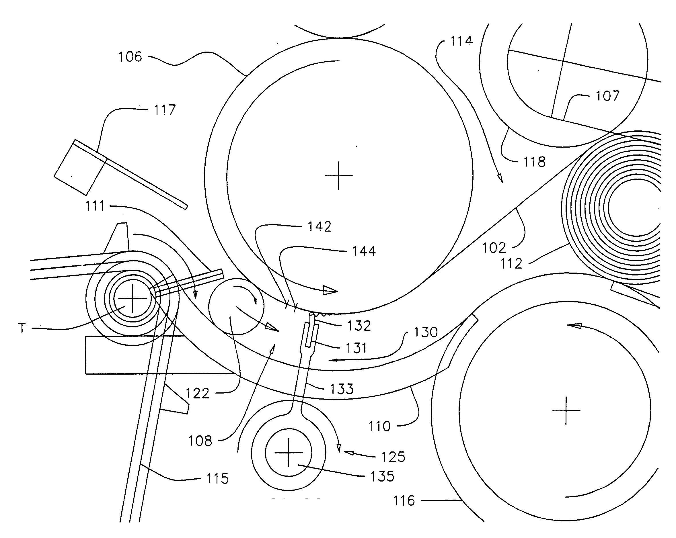 Rewinder apparatus and method