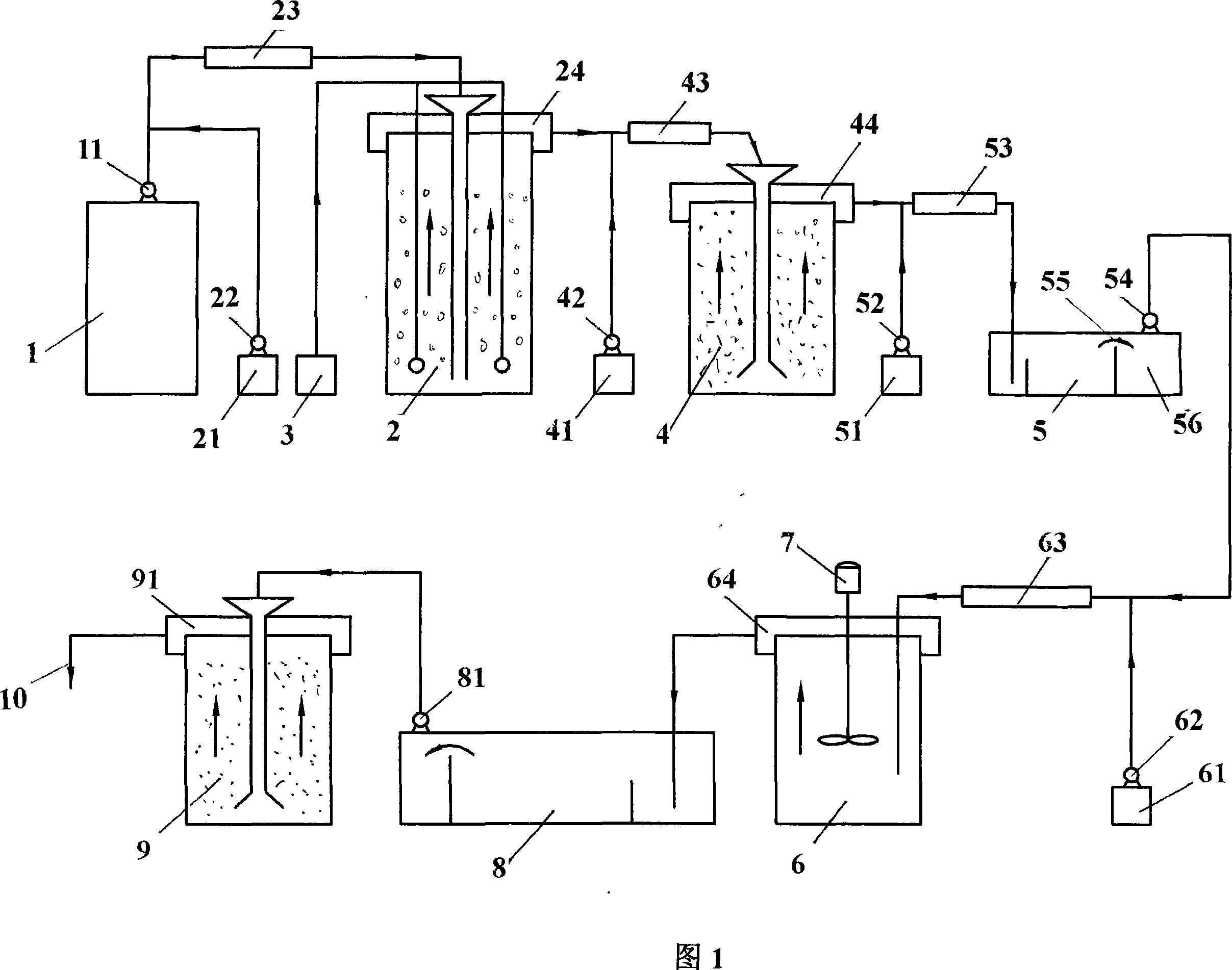 Method for treating electroplating mixed wastewater