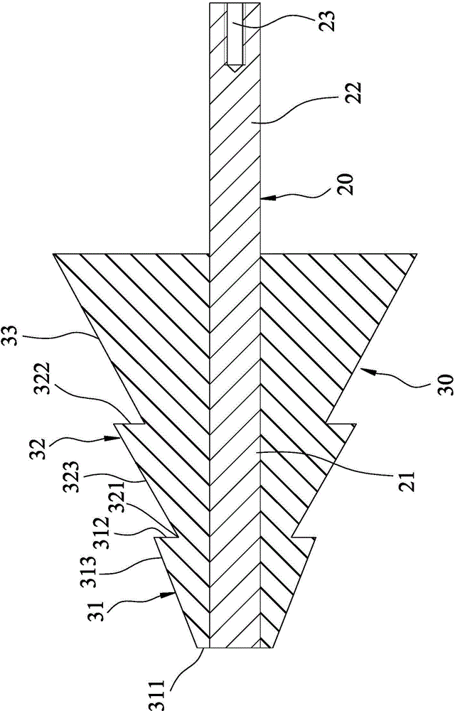 Multi-section leakage-blocking device