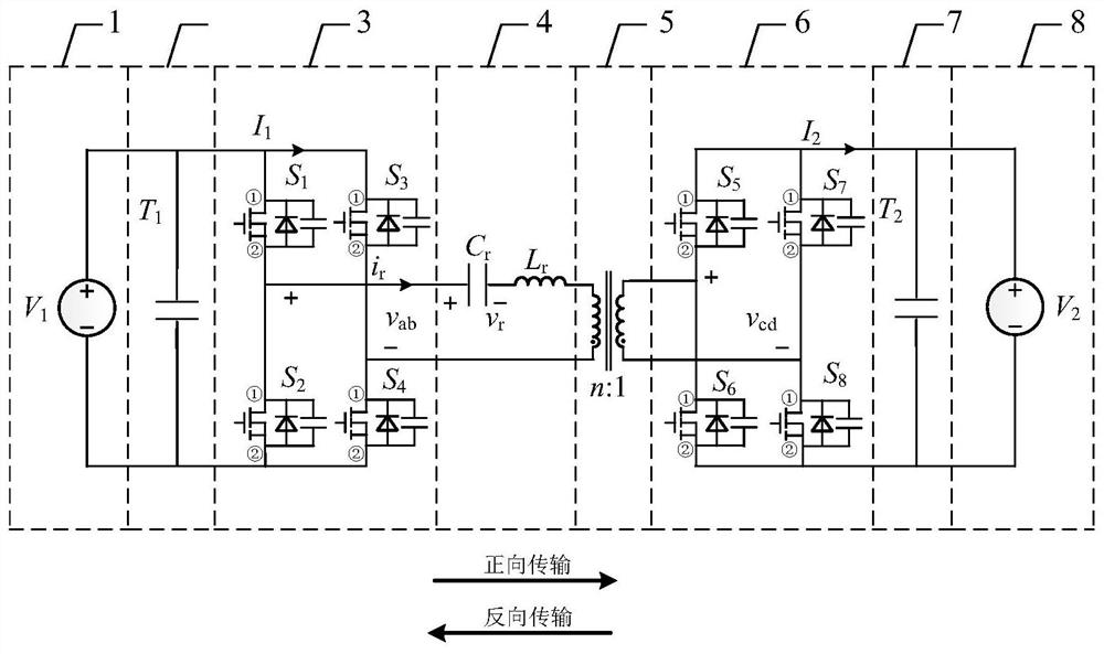 A high-frequency intermittent control system and method for a bidirectional series resonant converter
