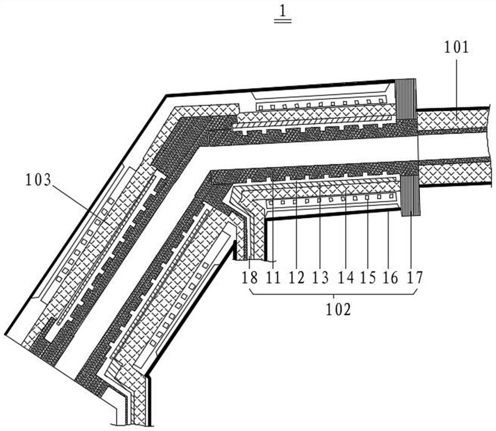 Continuous electrothermal furnace and method for resourceful treatment of aluminum electrolysis carbon electrode waste