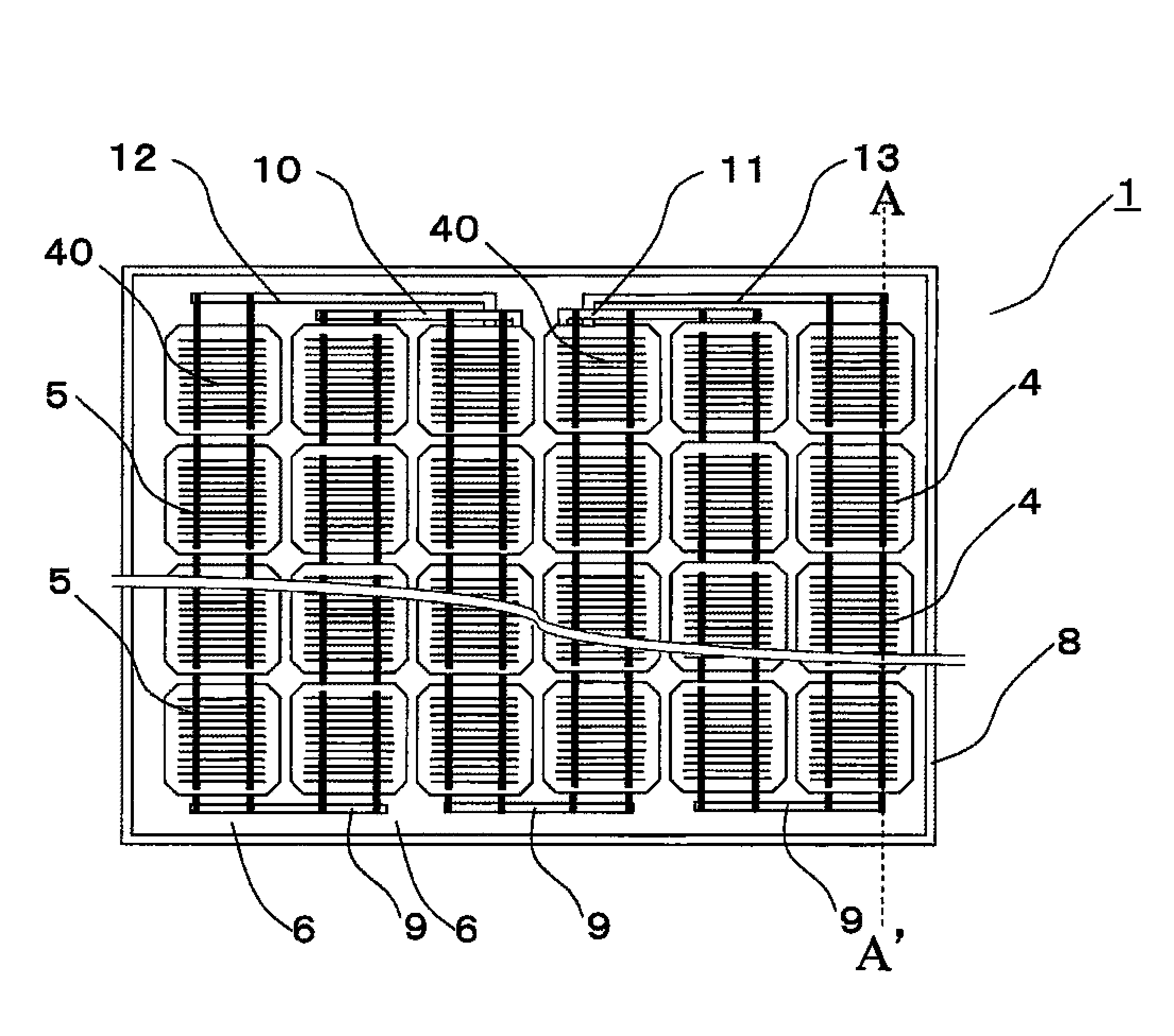 Solar cell, solar cell module and solar cell system