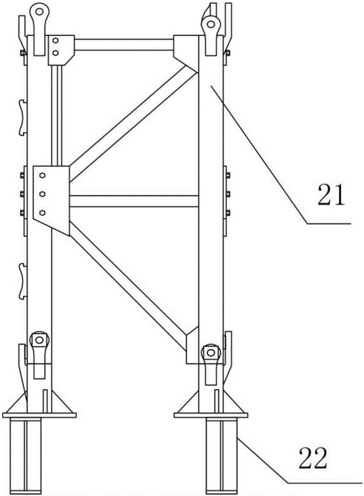 Combined tower crane for roof construction and construction method thereof