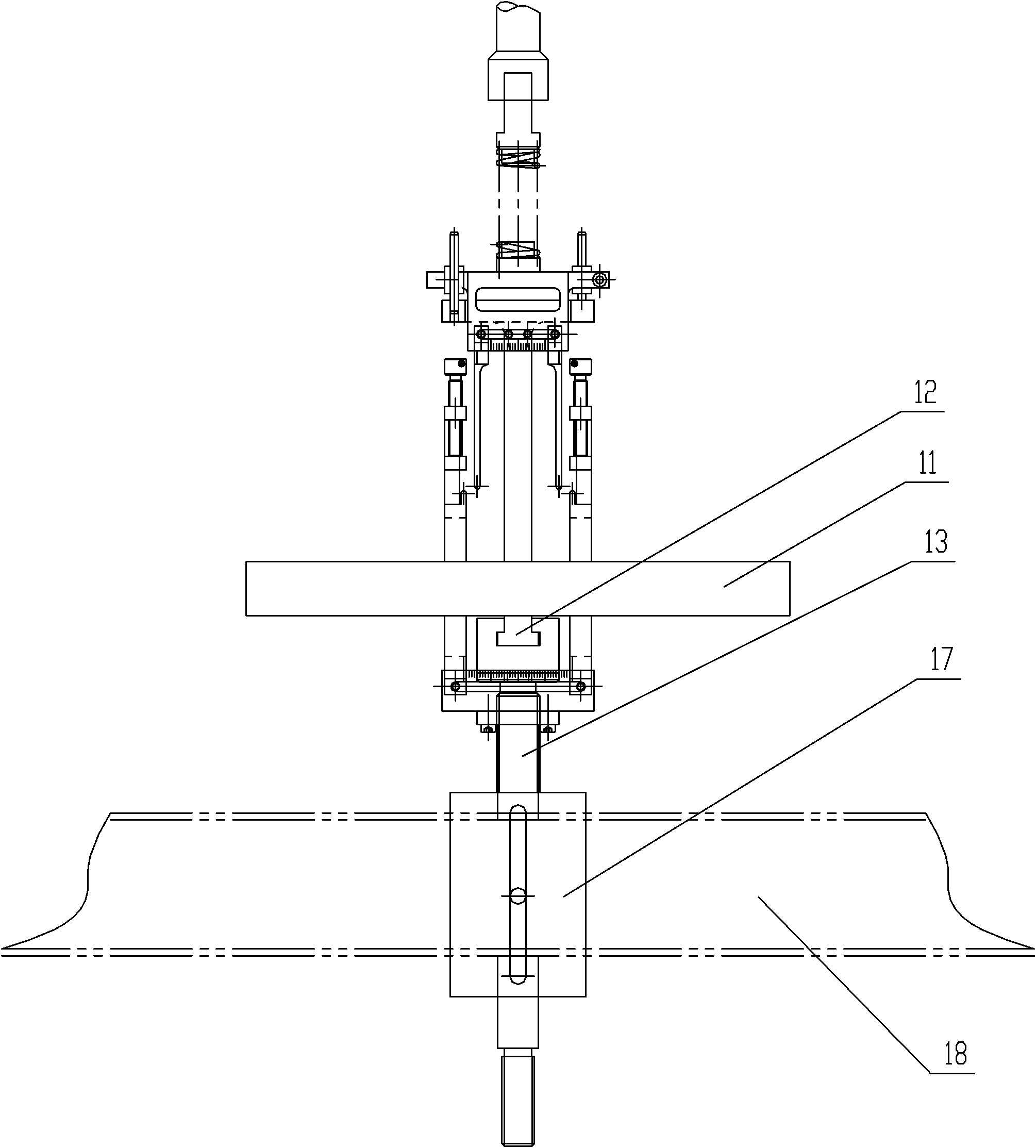 Three-point or four-point bending fatigue test fixture for living rat ulna