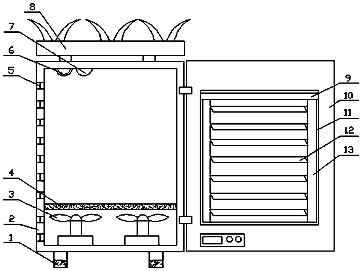 Electrical cabinet with heat dissipation function