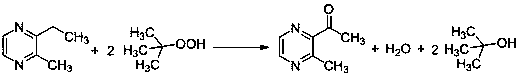 Method for synthesizing 2-acetyl-3-methylpyrazine