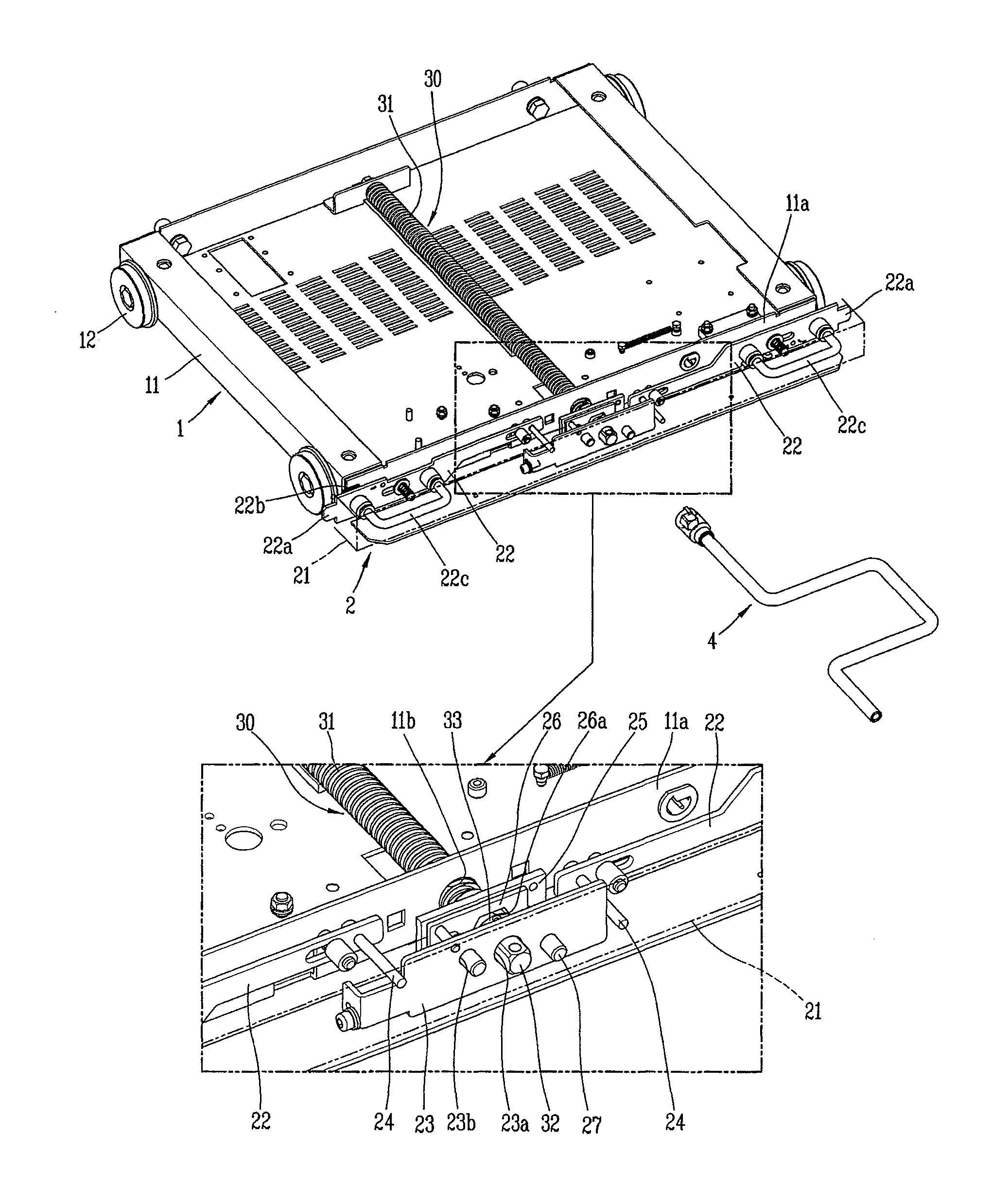 Device for preventing withdrawing and inserting of a circuit breaker