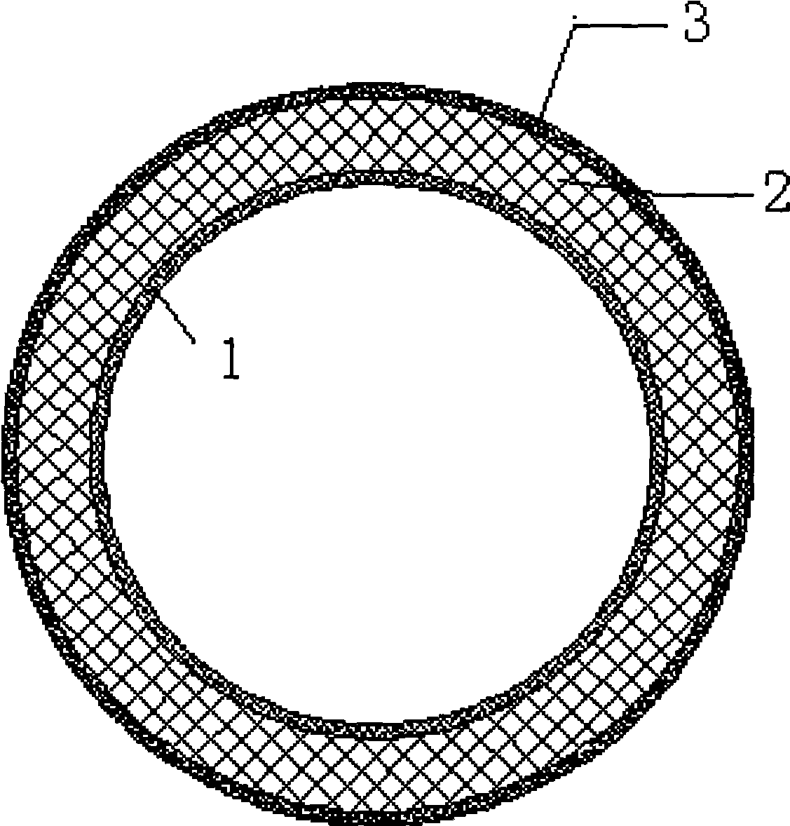 Environmental protection glass-reinforced plastic pipe and production method thereof