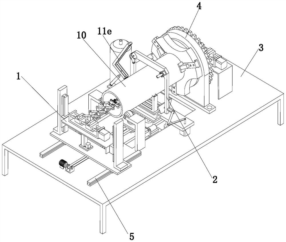 Working method of automatic spraying machine for inner and outer walls of steel pipe