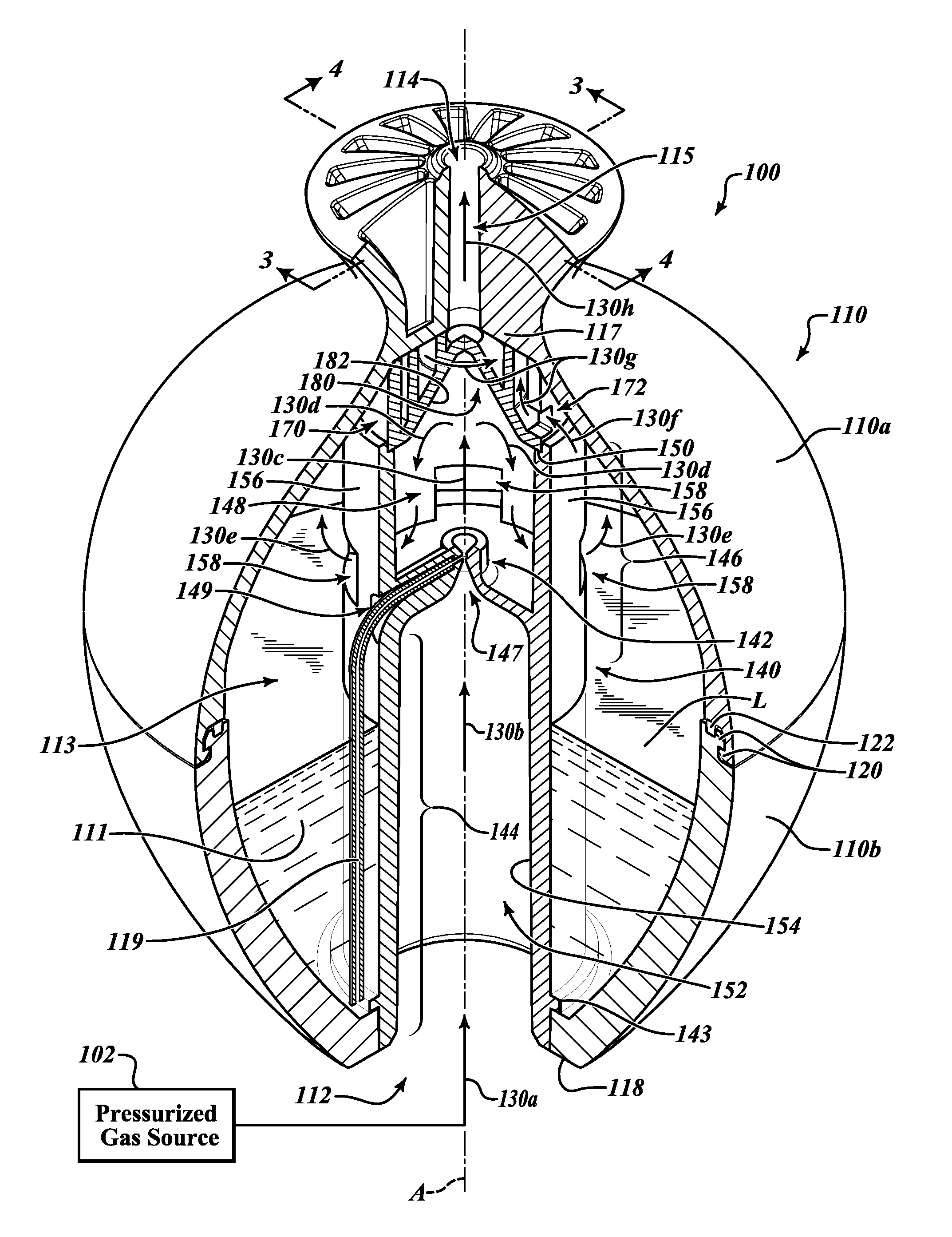 Removable cartridge for liquid diffusion device and cartridge insert thereof