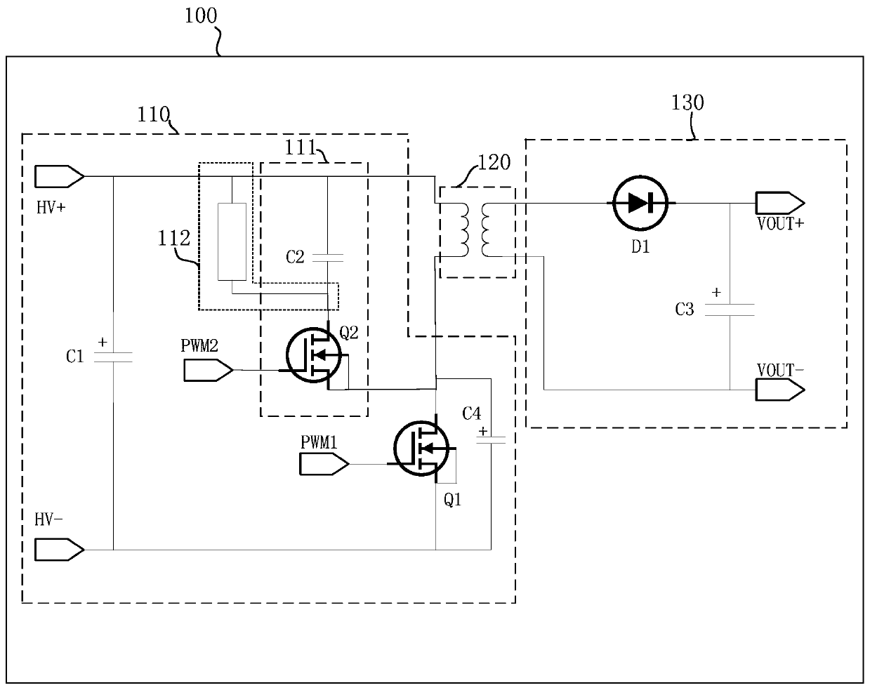 Active clamping circuit, active clamping circuit system and active clamping circuit manufacturing method