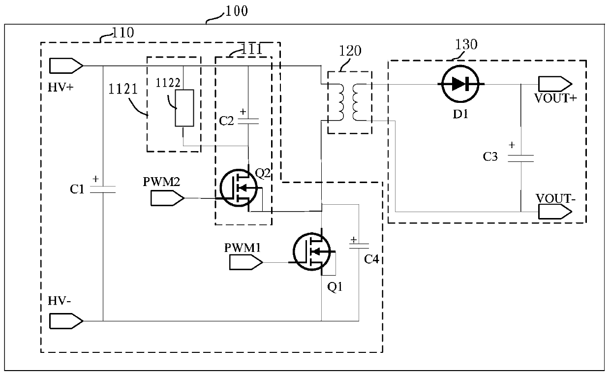 Active clamping circuit, active clamping circuit system and active clamping circuit manufacturing method