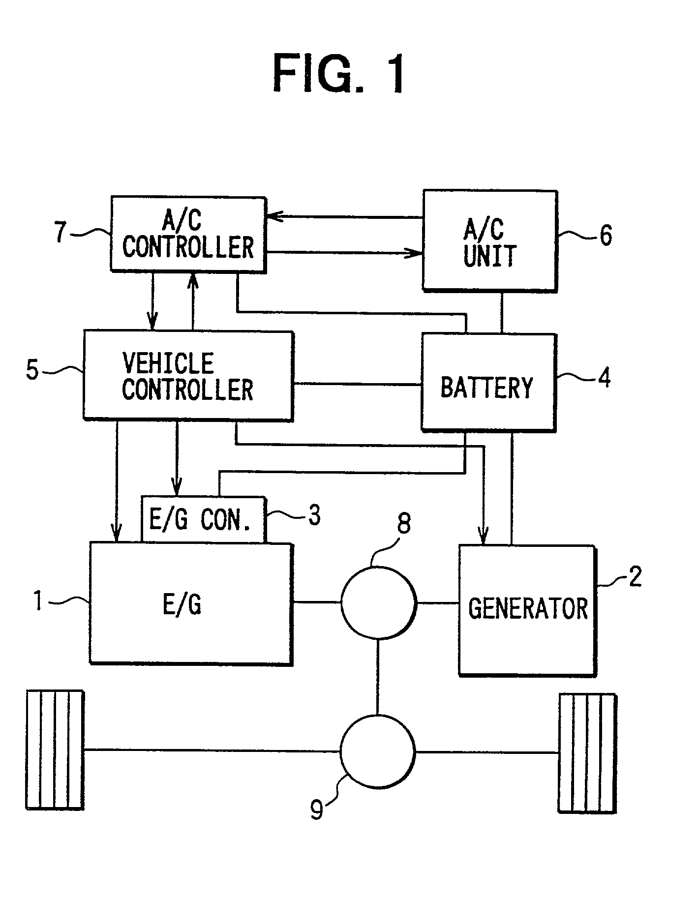 Air conditioner for hybrid vehicle