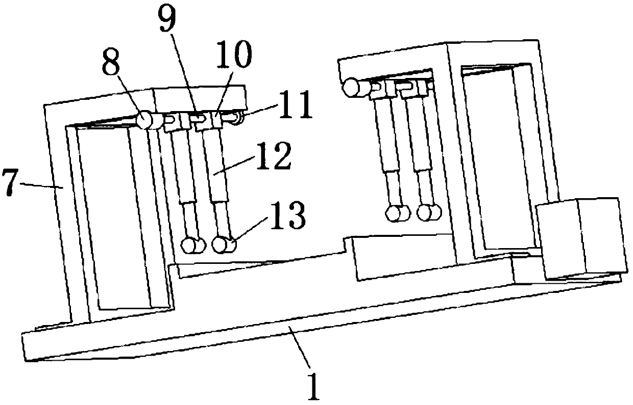 Assembling mechanism of production device for harmonicas